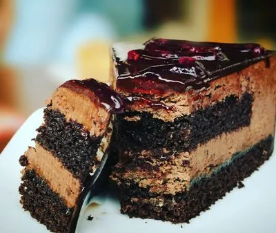 Chocolate stout cake — order two
